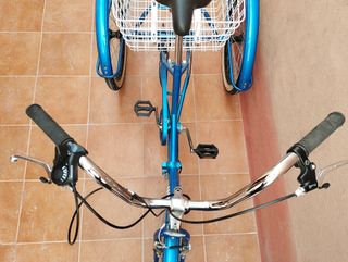 Bicicleta de tres ruedas 