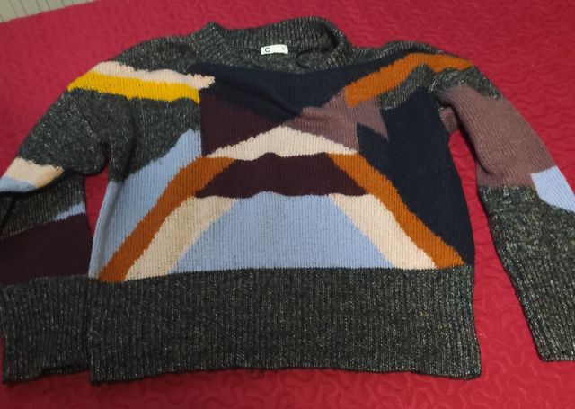 Jersey estampado geometrico 