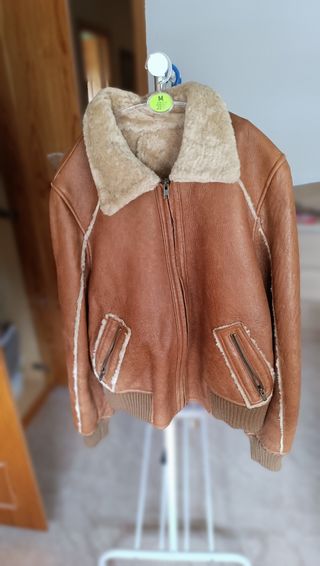 Cazadora de piel