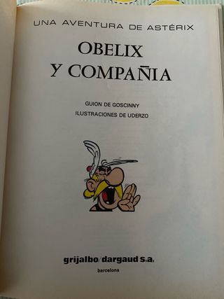 Libro Comic tebeo: Asterix y Obelix y compañia