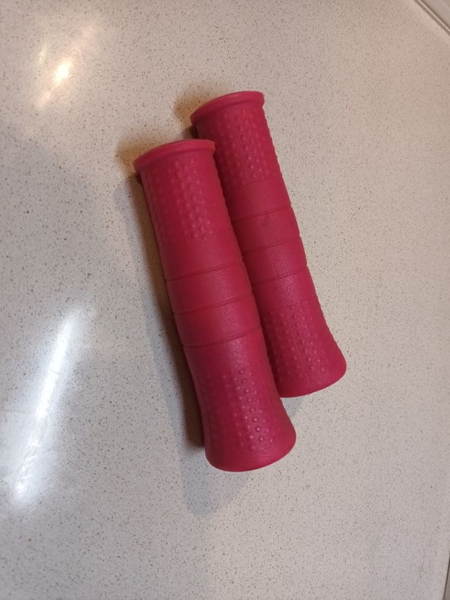 Stock 25 coppie manopole MTB fuxia vintage Nos