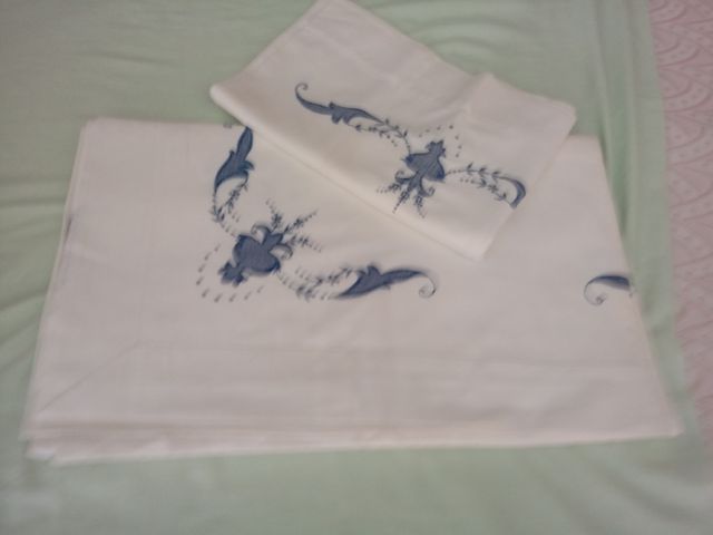 SÁBANA ENCIMERA Y FUNDA ALMOHADA