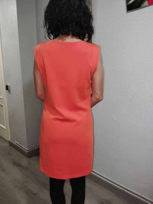 Vestido verano mujer con detalles dorado