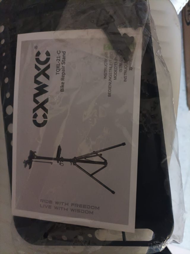 Soporte reparación bicicleta