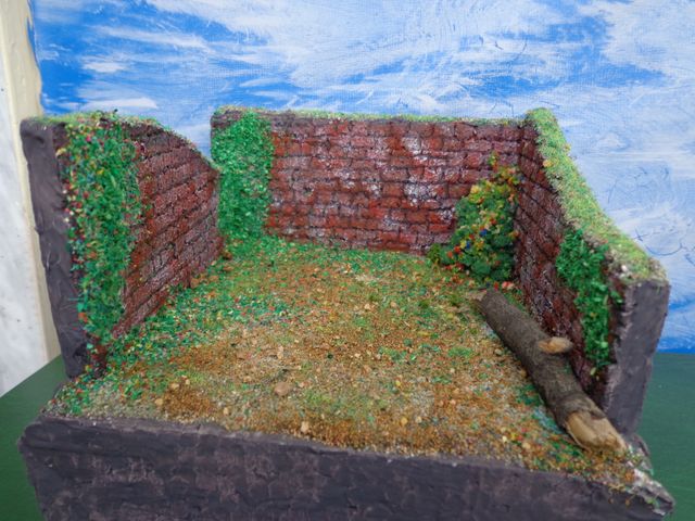 Base per diorama artigianale