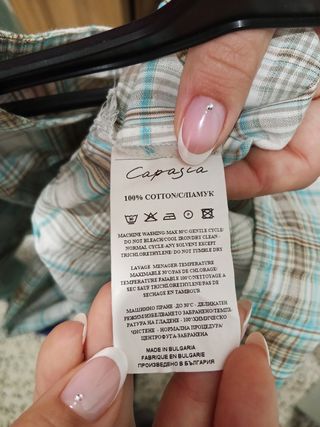 Camisa Capasca nueva con etiqueta