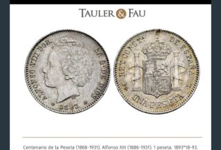 1 Peseta 1893