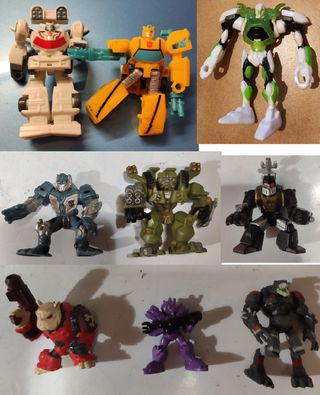Lotto 9 Action Figure 5 Transformers + 4 Robot