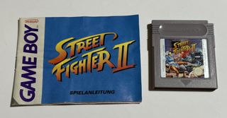 STREET FIGHTER II + MANUAL GAME BOY