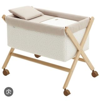 Minicuna de madera de tijera