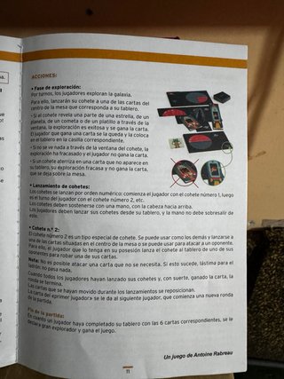 Juego mesa space cat