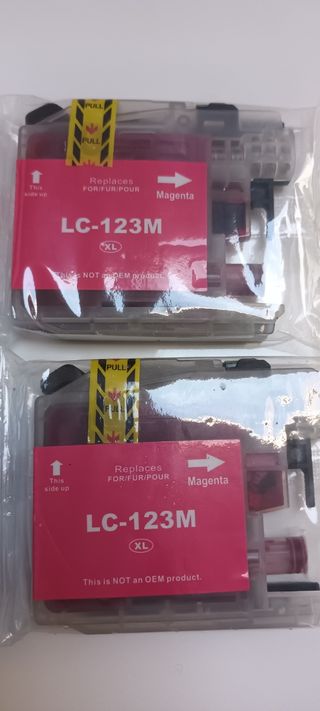 Cartucho tinta impresora Brother LC 123
