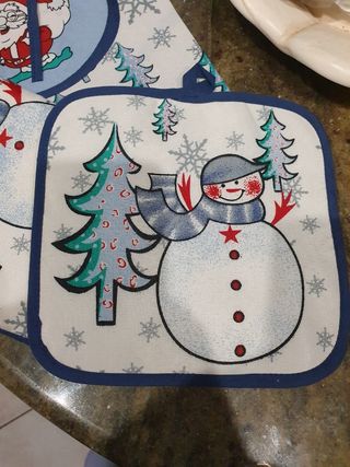 Set cucina natalizio