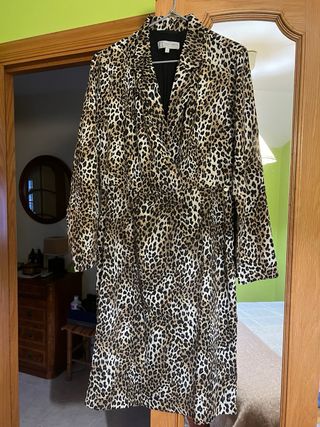 Vestido estampado leopardo Roberto Torretta