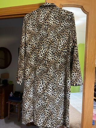 Vestido estampado leopardo Roberto Torretta