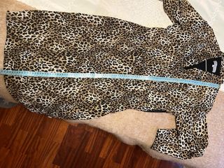 Vestido estampado leopardo Roberto Torretta