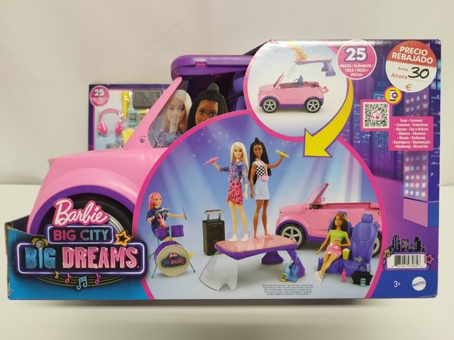 Coche musical Barbie