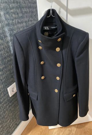 Abrigo zara talla M