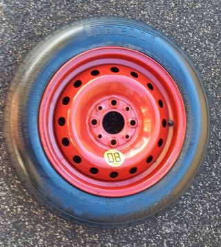 Ruotino di scorta usato una sola volta