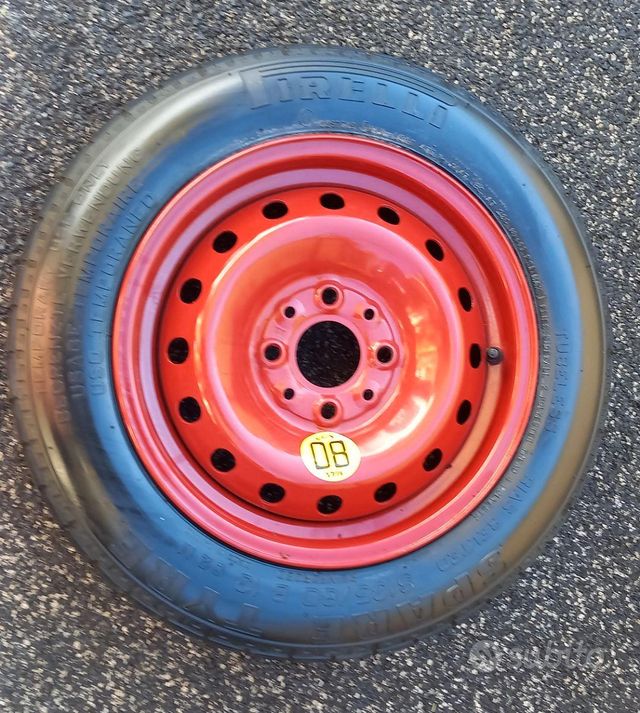 Ruotino di scorta usato una sola volta