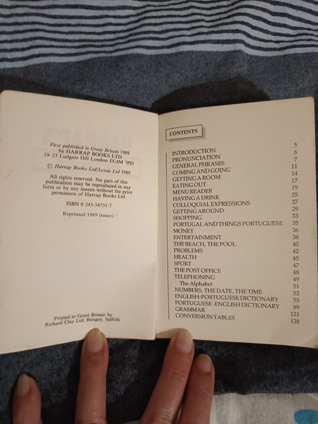 Harrap's Portuguese Language Phrase Book