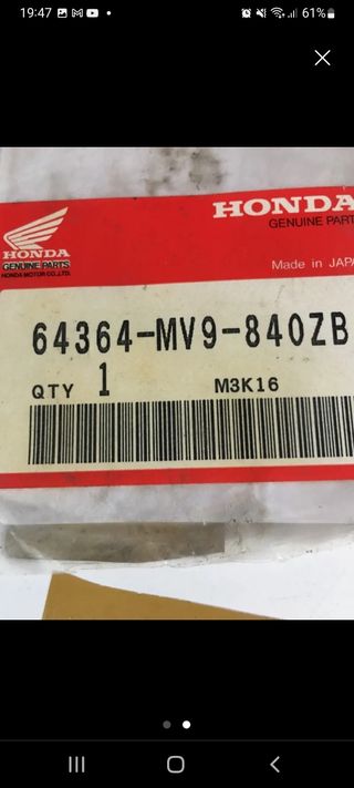 Honda CBR 600cc Pegatina Izq