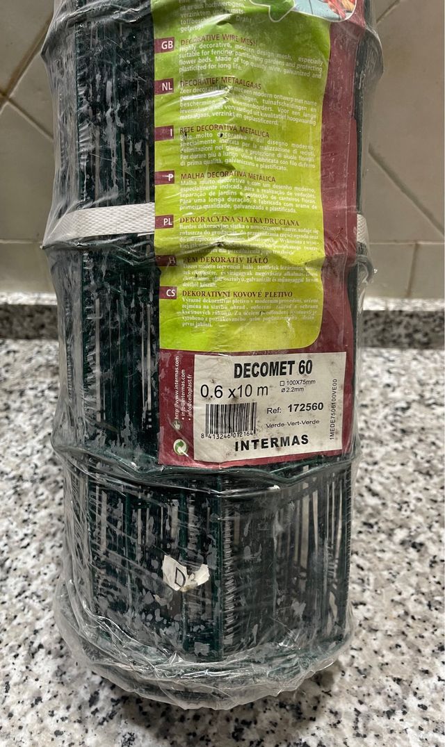 MALLA DECORATIVA METALICA PLASTIFICADA