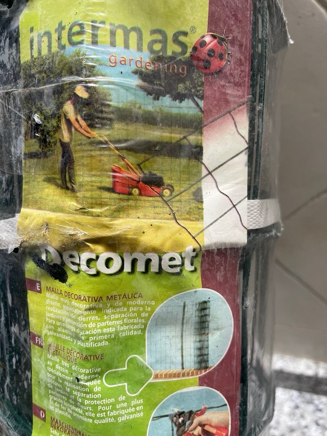 MALLA DECORATIVA METALICA PLASTIFICADA