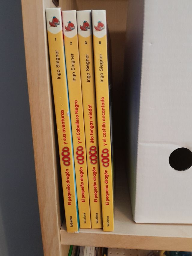 Libros de la colección pequeño dragón Coco