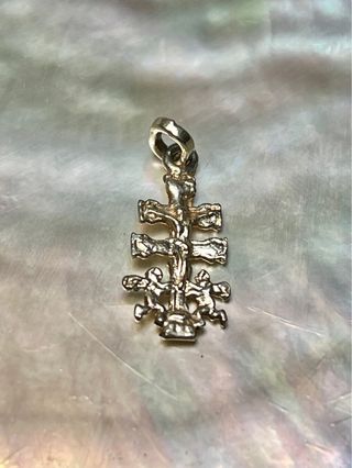 Lote joyas plata + caja incrustaciones de nácar