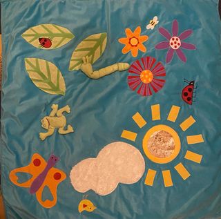 Alfombra bebé, psicomotricidad fina