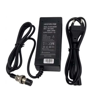 cargador bateria minimoto 24v