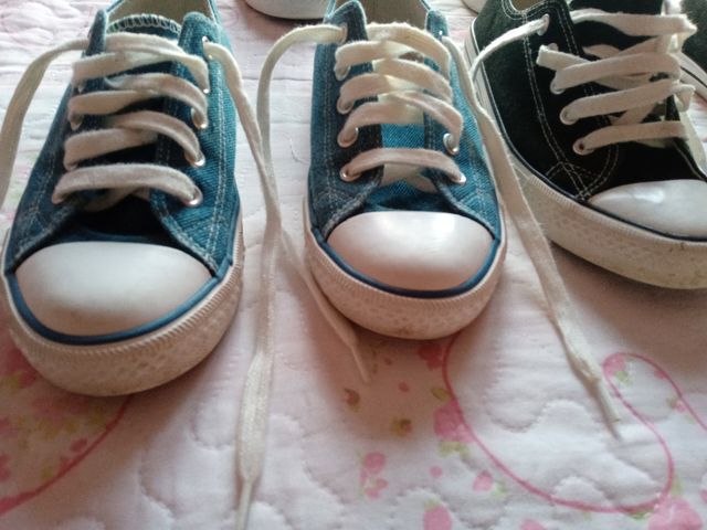 Lote de playeras de tela niña num35