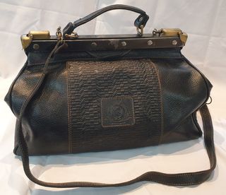 Bolso vintage tipo maletín médico 