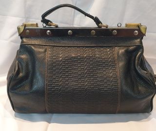 Bolso vintage tipo maletín médico 