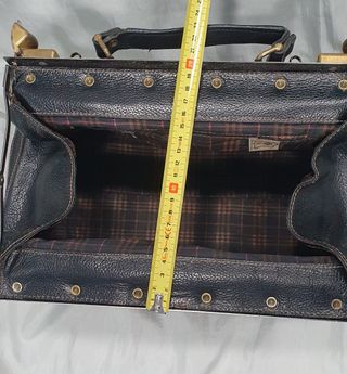 Bolso vintage tipo maletín médico 