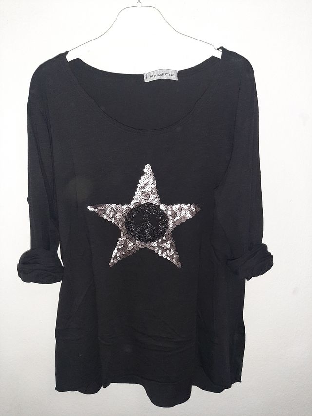 Camiseta estrella símbolo de la Paz