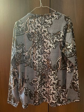 Camiseta manga larga estampada