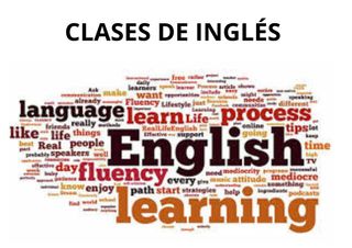 Clases de inglés, lengua castellana e historia