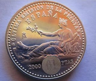 2000 PESETAS DE PLATA. ULTIMA EMISION
