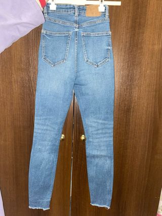 Pantalon vaquero skinny de zara