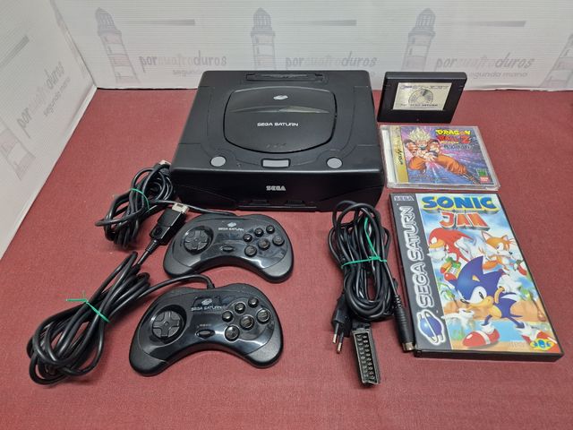 Lote Sega Saturn + accesorios + juegos