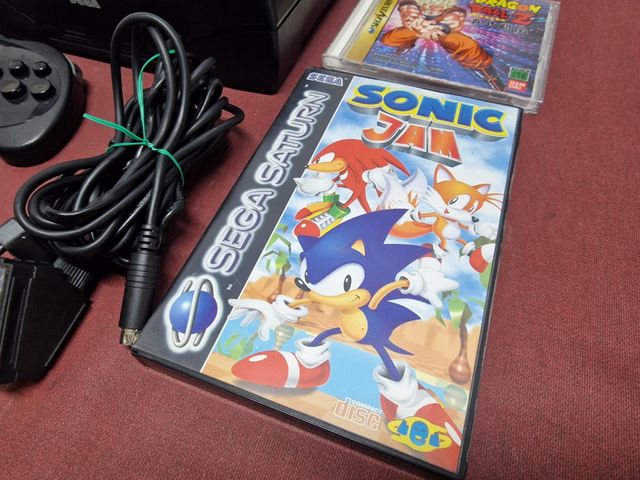 Lote Sega Saturn + accesorios + juegos