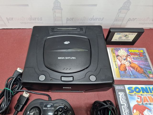 Lote Sega Saturn + accesorios + juegos