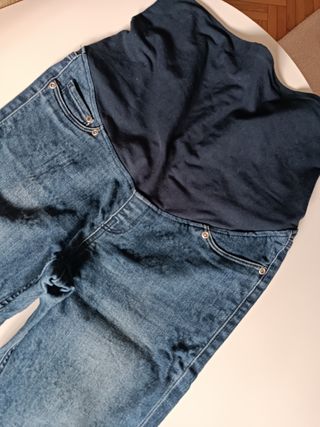 Pantalon Premamá. Maternity. Jeans