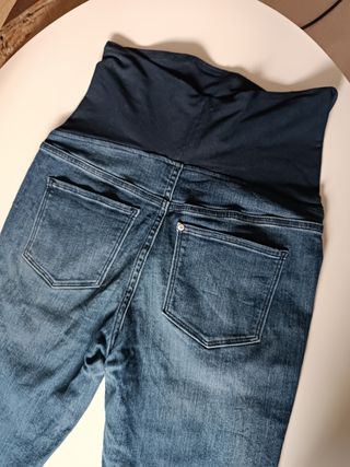 Pantalon Premamá. Maternity. Jeans