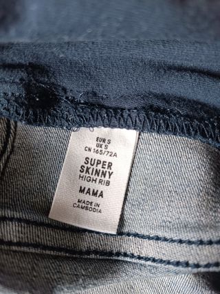 Pantalon Premamá. Maternity. Jeans