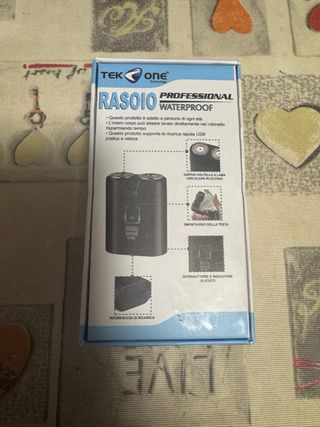 Rasoio elettrico, da viaggio, impermeabile.