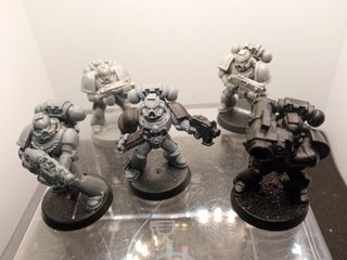 Squadra 5 space marine. Warhammer