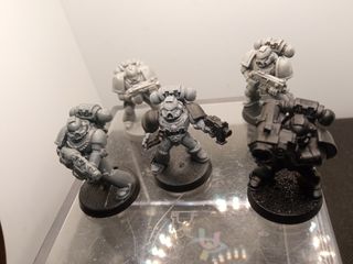 Squadra 5 space marine. Warhammer